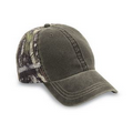 Weathered Washed 6 Panel True Timber Camo Cap